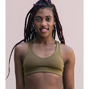 Girlfriend Collective Fern Lola V-Neck Bra